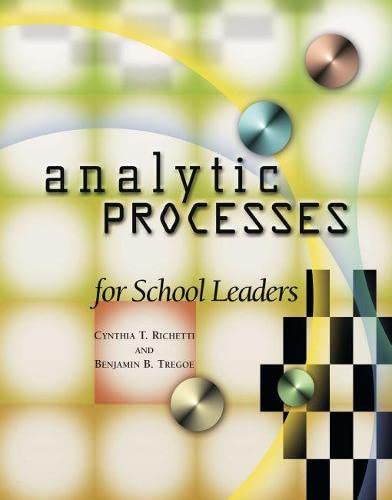 Buy Analytic Processes for School Leaders — BookShops.in