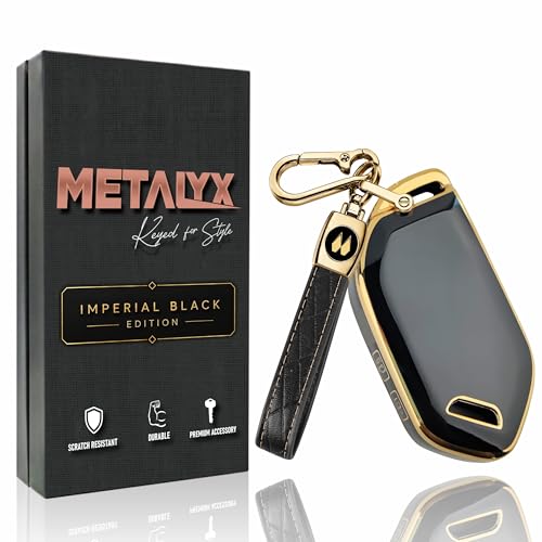 Image of Metalyx Key Fob Cover for Kia Seltos 2026 Facelift (HTK, HTK(O), HTX, HTX(A), GTX, GTX(A)) | Soft TPU | Anti-Scratch | Strong Signal | Stylish Case with Lanyard