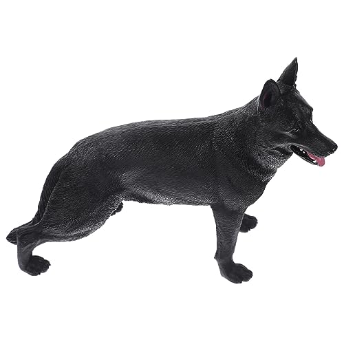 Figurine chien berger réaliste modèle animal miniature décor maison bureau