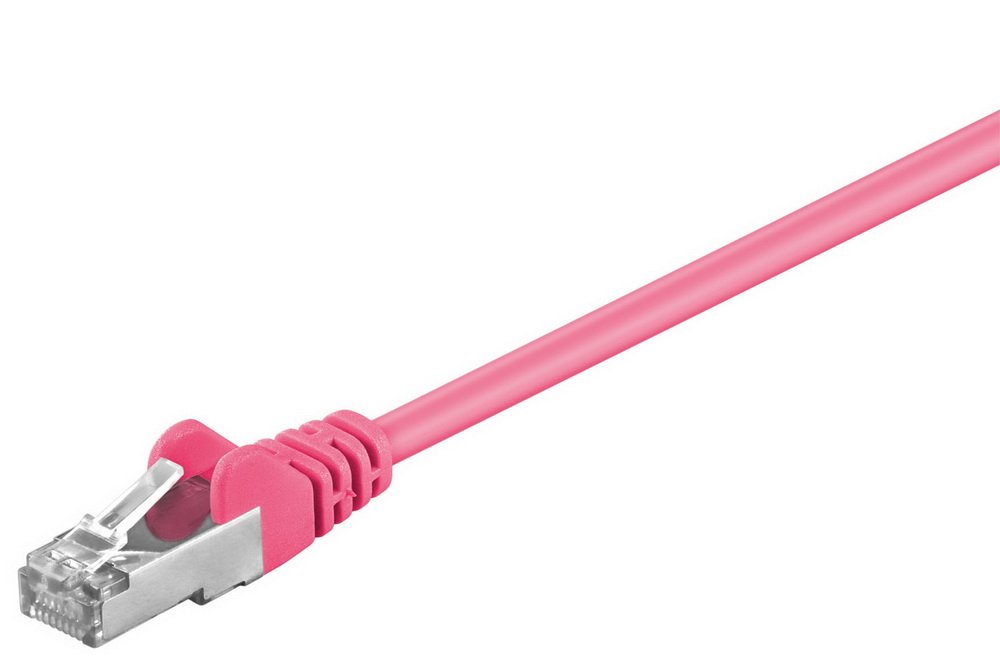 Goobay 94416 CAT 5e patchcable SF/UTP magenta - CCA