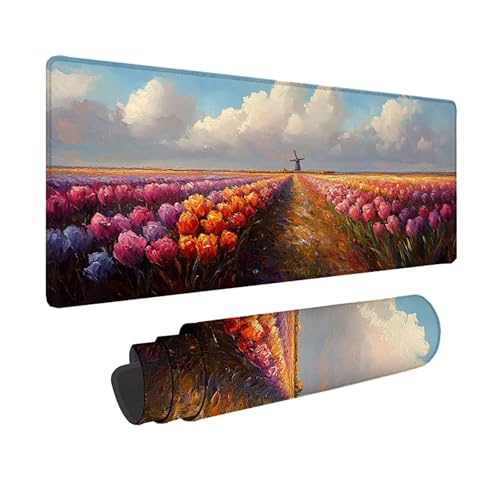 Sous main bureau fleurs XXL pour un espace de travail zen et ordonné