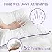 JOLLYVOGUE Euro Size Pillows Set of 2, 26'' x 26'' Cooling Bed Throw Pillows with Super Soft Down Alternative Fill, Luxury Fluffy Hotel Quality for Bed, Couch, and Sofa