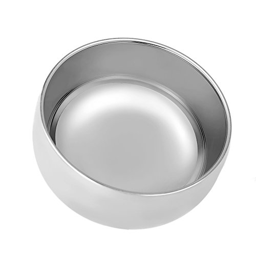 Anself Pennello da Barba Ciotola in Acciaio Inox