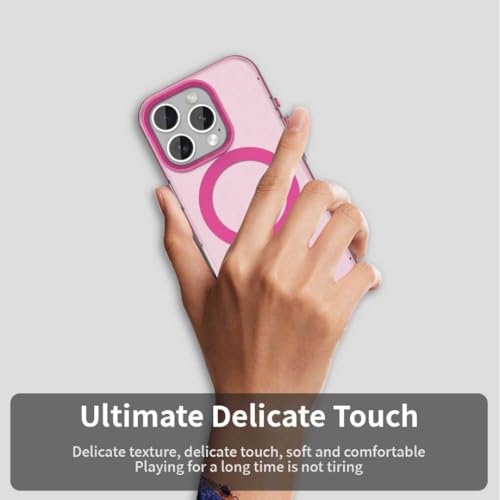 Coque magnétique iPhone 14 Plus rouge rubis rigide - 6