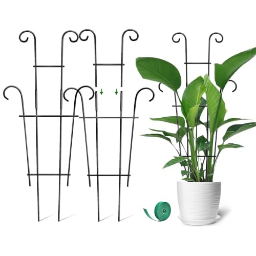 Image of Coomin Plant Trellis for Potted Plants with Ties, 23in 2p