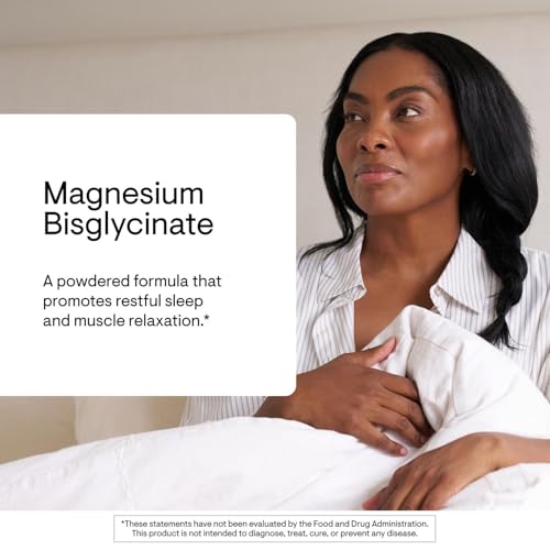 THORNE - Magnesium Bisglycinate - Powdered Magnesium Formula - Support Restful Sleep, Muscle Relaxation, Heart Health, and Metabolism* - NSF Certified for Sport - 60 Servings - 6.5 Oz Jar