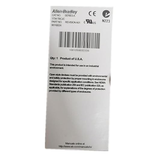 1734-TBCJC PLC Module 1734TBCJC I/O Terminal Base Sealed in Box 1 Year Warranty