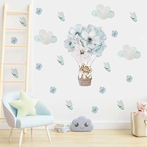 Qucheng Leopard Wall Decal Stickers Kids Toddler Bedroom Removable Stickers Decor Nursery Playroom Large Vinyl Waterproof Wall Decoration #TOP2