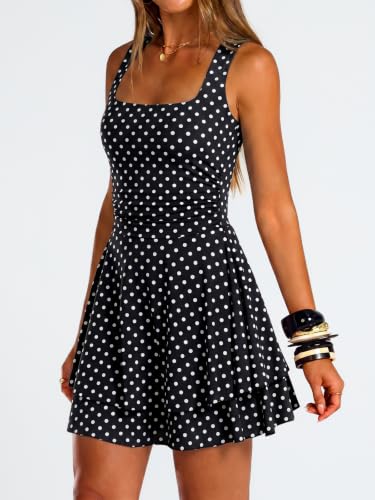 Image of Trendy Queen Women Mini Summer Party Homecoming Beach Vacation Sun Dresses