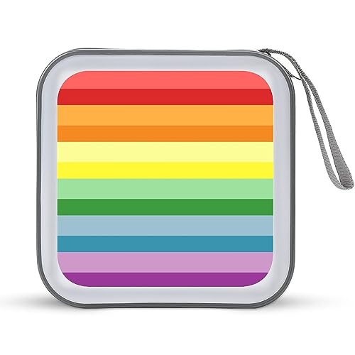 Gay Pride LGBT Rainbow Funny CD Holder 40 Capacità DVD Custodia protettiva Dischi Storage Organizer Bag per Auto Casa Viaggi