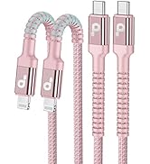 Amazon.co.jp: USB-C Lightning ケーブル 2M 2本セット MFi認証 タイプ