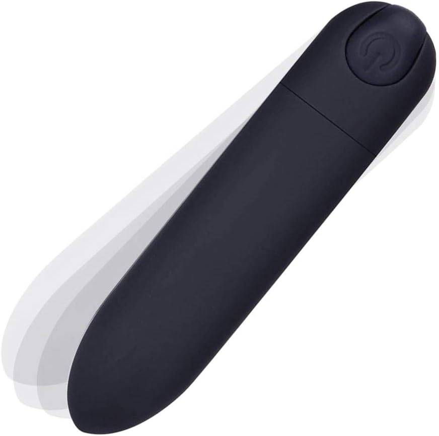 PPW Mini Massager for Neck,Powerfu,USB Recharge,Waterproof,Lipstick Massager Black (Black-1)