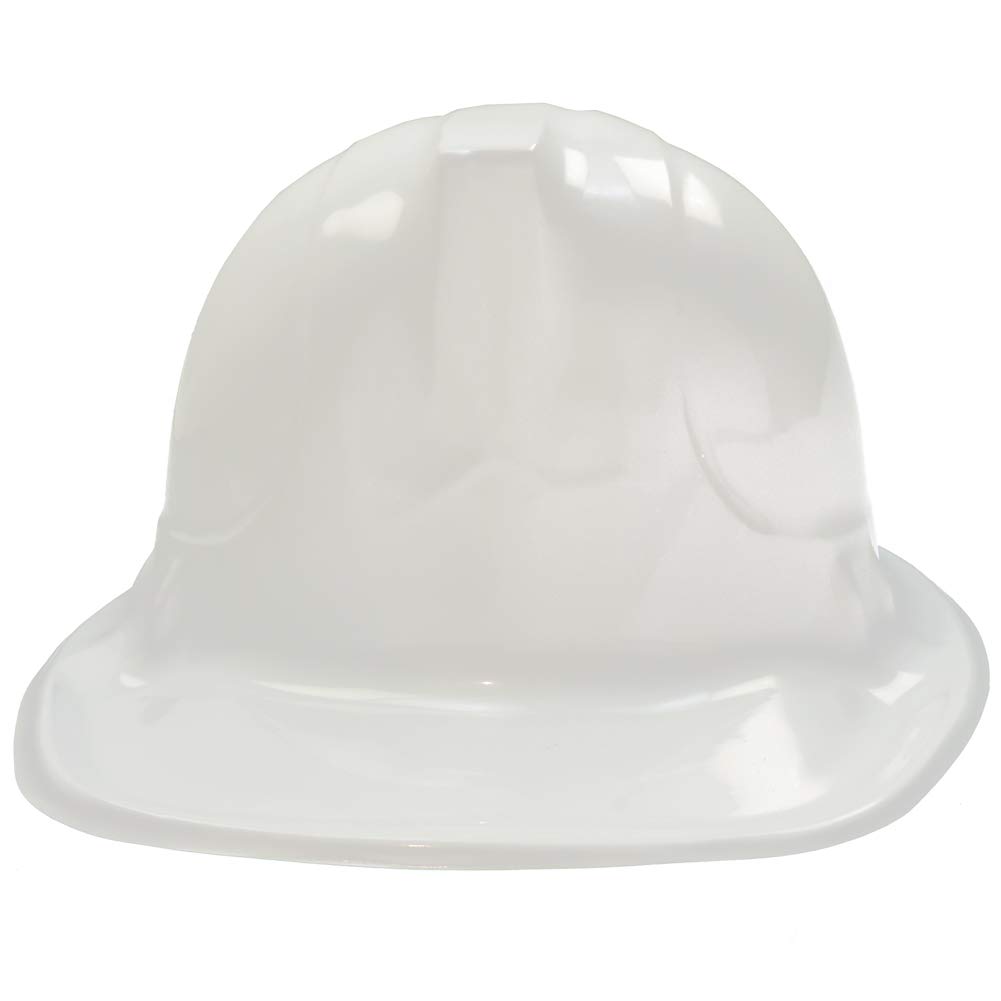 NOVELTY GIANT WWW.NOVELTYGIANT.COMWhite Plastic Miner Construction Hard Hats Set of 12