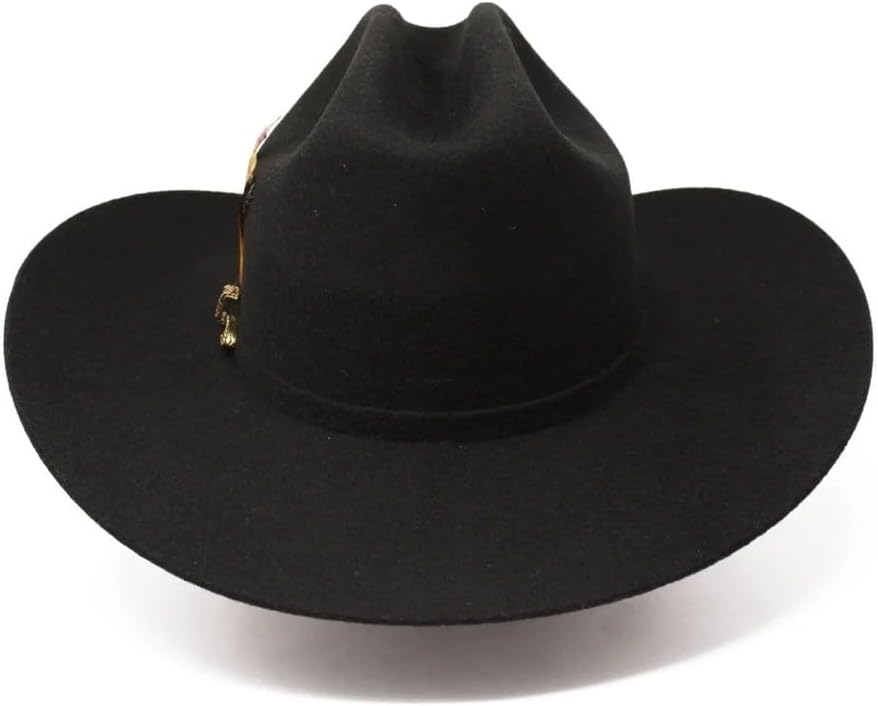 Original Tombstone 20X Texana Estilo Sinaloa Chaparral Western Cowboy Felt Hat - Black - Image 5