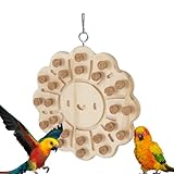 Generico Bird Mastiching Cork - Puzzle Piqueur Pour Perroquets | Jeu En Bois Interactif Pour Cacher Des Snacks, Des Activités D'entraînement Pour Perroquets Pour Petits Moyens, Stimolazion