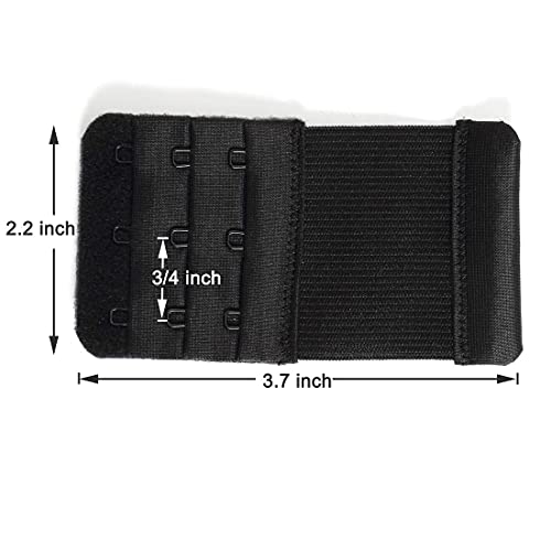 Image of Women's Bra Extenders 4 Hook / 3 Hook / 5 Hook / 2 Hook Soft Comfortable Stretchy Bra Extension Strap