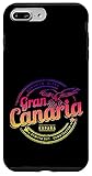 Installation facile Coque pour iPhone 7 Plus/8 Plus Grande Canarie Îles Canaries Espagne Souvenir Arc-en-ciel