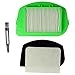 Produktbild vhbw 4-tlg. Filter + Pinsel Set kompatibel mit Rowenta City Space Cyclonic RO2522, RO2529WA, RO2529WA4Q0 Staubsauger