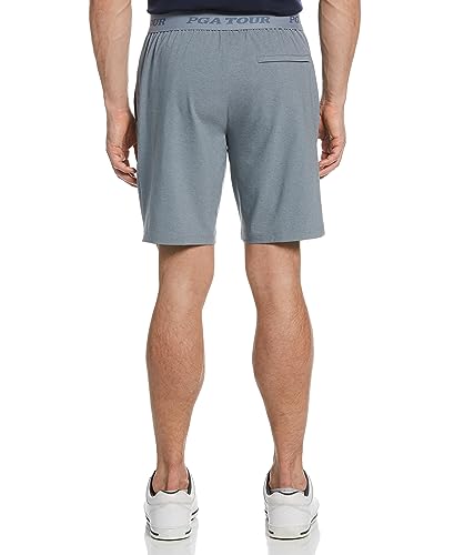 Image of PGA TOUR Men's Exposed Elastic Waistband Dobby Golf Short