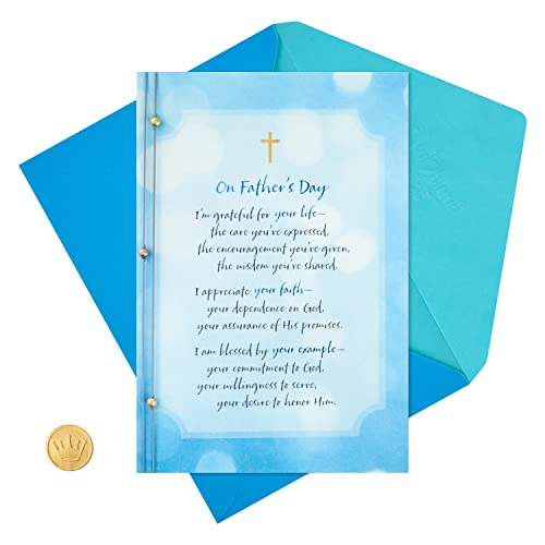 Hallmark Dayspring Religious Fathers Day Card (Blessed By Your Example) #TOP7
