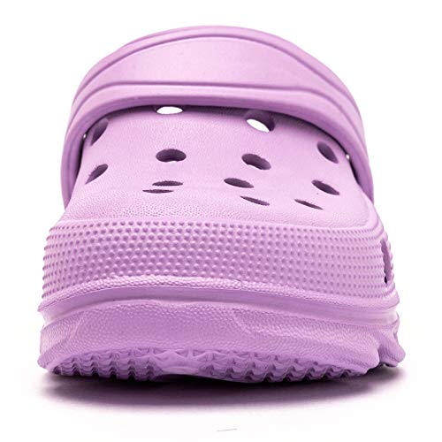 Hobibear Girls Classic Graphic Clog (Purple, Toddler) — view 6