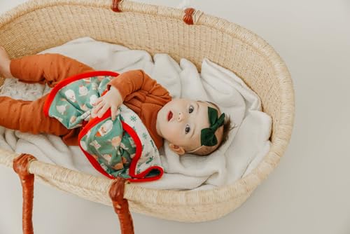 Image of Copper Pearl Baby Security Blanket Set of 2 - Portable Size for Self-Soothing On-The-Go, Ideal Baby Blankets for Boys and Girls, Ultra-Soft, and Gift-Ready Loveys - Prancer