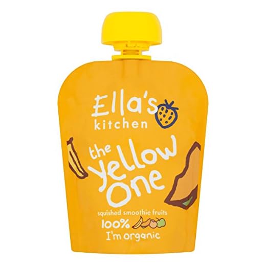 Ella's Kitchen Organic Yellow Smoothie Fruit Pouch, 90g