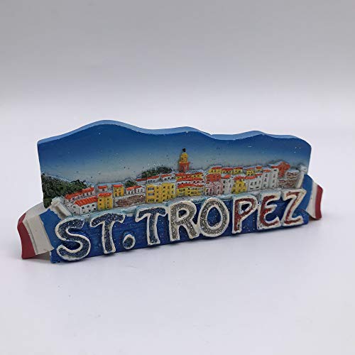 Imán decorativo de resina 3D St.Tropez Provence Francia miniatura 6
