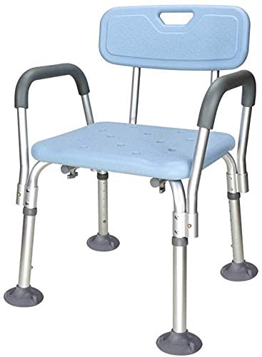 Banc de douche pour personnes âgées avec dossier ergonomique amovible