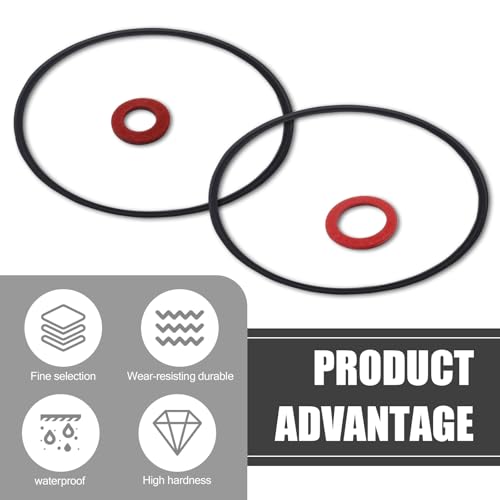 Jokormo JOKXJQ2601- 2 Pcs Car Carburetor Gasket, Carburetor Oil Bowl Seal Rubber Ring, Replacement Repair Oem Part Number 16010-883-015 Accessories thumb #1