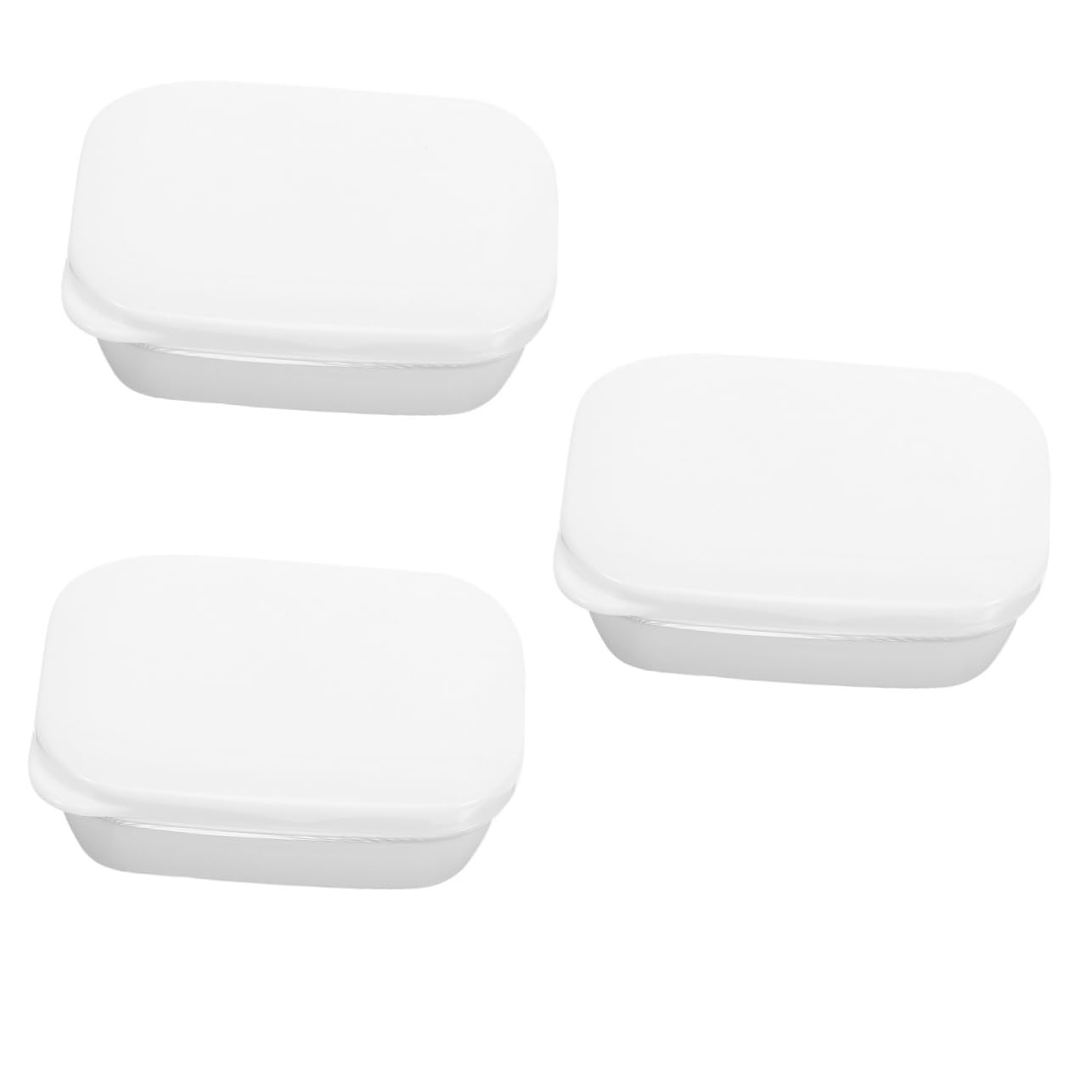 TOPPERFUN Travel Soap Container with Lid Portable Shower Soap Box for Camping for Travel Multi Purpose Design for Bathroom Outdoor Use