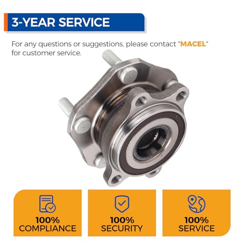 PAROD 513357 Front Bearing Hub Assembly Fit for 2017-2018 Nissan Qashqai, 2014-2023 Nissan Rogue, 2017-2022 Nissan Rogue Sport by PAROD - Image 7