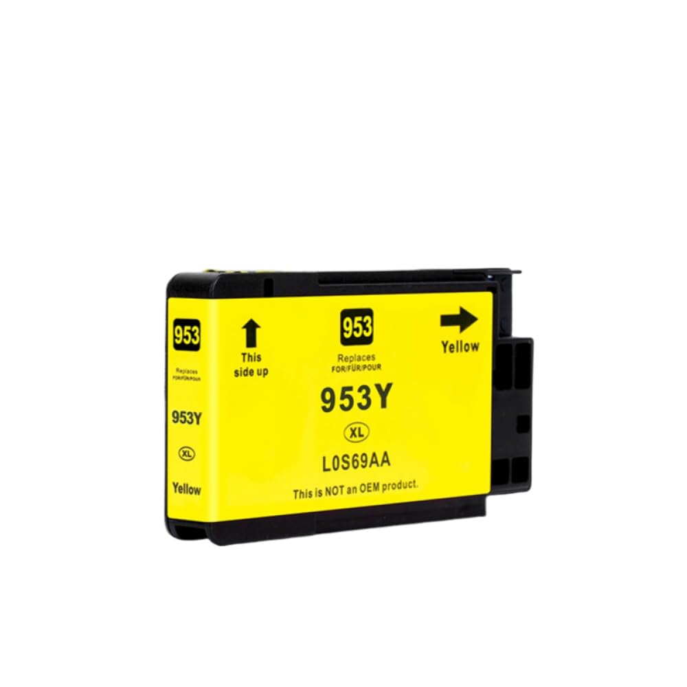 WYNAnGAI Ink Cartridge 953XL Compatible 953 Compatible With 953 XL Compatible With OfficeJet Pro 7720 7730 7740 8210 8218 Black CMYK(Yellow)