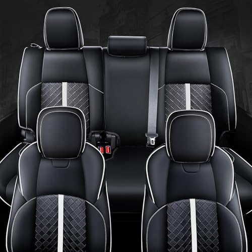Image of Leather Seat Covers Custom Fit for Tacoma Gen 4th (2024-2026) Double Cab | Custom Fit for SR, SR5, TRD PreRunner, TRD Sport, TRD Off-Road, Limited, Trailhunter - Fully Covered - Fit Like a Glove
