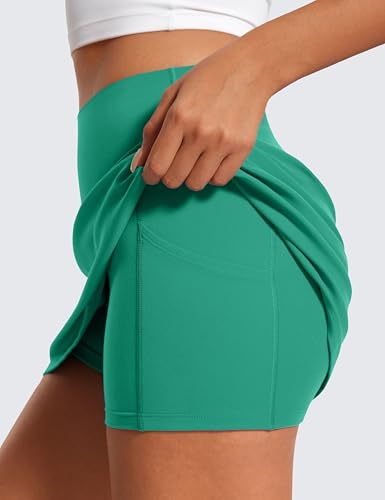 Image of CRZ YOGA Butterluxe High Waisted Tennis Skirts | Built-in Shorts with Pockets, Extremely Soft, Casual, A Line, Stretchy, Mini, Skort for Women