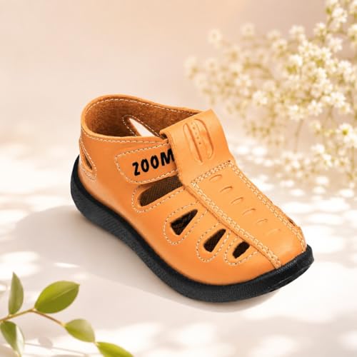 Image of ZOOM Sandals Casual Fisherman Adjustable Sporty Summer Closed Comfortable Toe Sandals with Premium PU Padding For unisex kids-pack of 1(9 Months-4.5 Years)