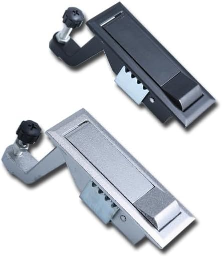 3Sets Zinc Alloy MS708 Adjustable Box Case Boiler Flat Lock Security Switch Spring Plane Lock(3Sets-Black-Zinc)