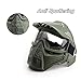 ACEXIER Outdoor Equipment Full Face Protection CS Paintball Mask Field Can Shading PC Lens Riding Airsoft Tactical Helmet (Green)