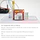 ARCELI 2 x GPRS GSM Module, Breakout Modul TTL serielle Schnittstelle 3.7~4.2V Quad-Band 850/900/1800/1900MHz SIM-Kartenslot Onboard mit Antenne