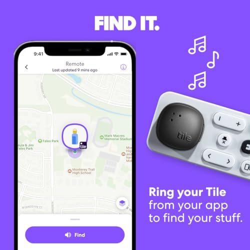image for Tile by Life360 Essentials - Bluetooth Trackers & Item Locators for Ke