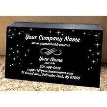 Impactonlineprinting Custom Premium Business Cards, Full Color - Rustic Collections - 16pt 350gsm-Thick Paper, Made in the USA