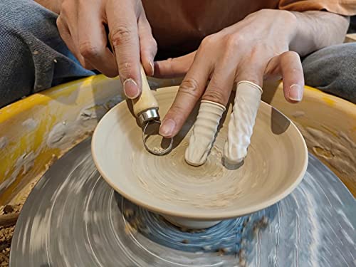 Btyms 400 Count Latex Finger Cots Medium Fingertip Gloves Disposable Finger Rubber Tips Protector Anti-Static #TOP4