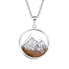 White Howlite+Gold Sand-A