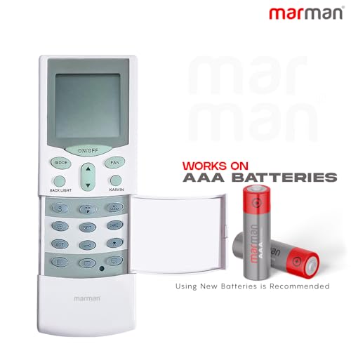 Image of marman Compatible with Hitachi AC Remote Original 68A Model 433kHz Suitable for Logicool Series of 1 | 1.5 | 2 Ton Split and Window AC - Match Exactly to Replicate Genuine Remote Function