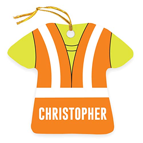 Personalized Profession Ornament | Custom Construction Worker Uniform