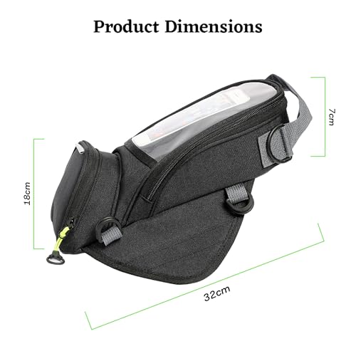 Sacoche réservoir en nylon Oxford durable pour Softail Deluxe 05-19 - 7