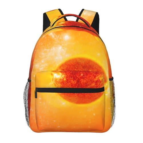 Mochila ligera para viajes urbanos y acampadas al aire libre Sun Print