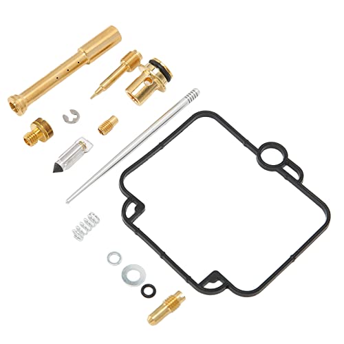14Pcs Carburetor Repair Rebuild Kit For YFM600 Grizzly 1998-2001 High Aluminum Alloy Rubber Components Easy Installation Carb Overhaul Tool For Restoring Engine Performance And Rid