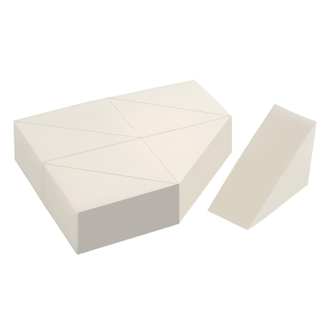 Ultra Non-Latex Makeup Sponge Wedges Block of 8 – 12 Packs (96 Sponges Total) | Pre-Cut Latex-Free Cosmetic Sponges for Foundation & Liquid Makeup
