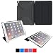 roocase iPad Air 2 Case - Optigon 3D iPad Air 2 2014 Slim Shell Case Smart Cover - with Sleep / Wake Function [Features Landscape and Typing Stand] for Apple iPad 6 Air 2 (2014) 6th Generation Latest Model, Black